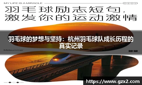 羽毛球的梦想与坚持：杭州羽毛球队成长历程的真实记录