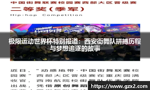 极限运动世界杯特别报道：西安街舞队拼搏历程与梦想追逐的故事